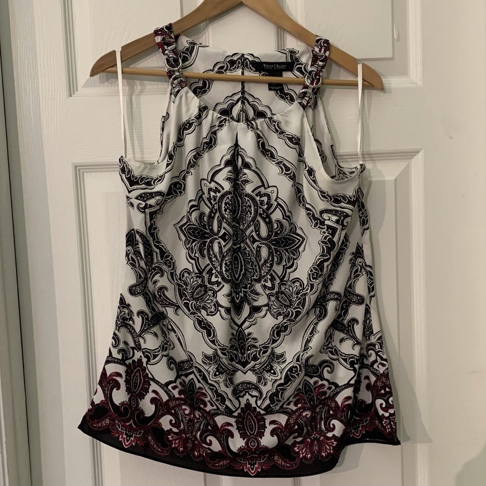 WHBM Sleeveless Blouse Sz. 12 Magenta